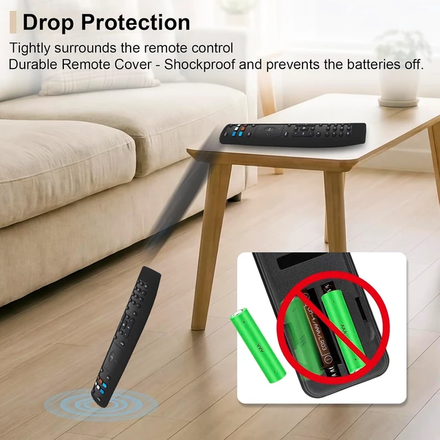 Alt view image 5 of 7 - Silicone Case for Vizio XRT136 / XRT140 Smart TV Remote Control
