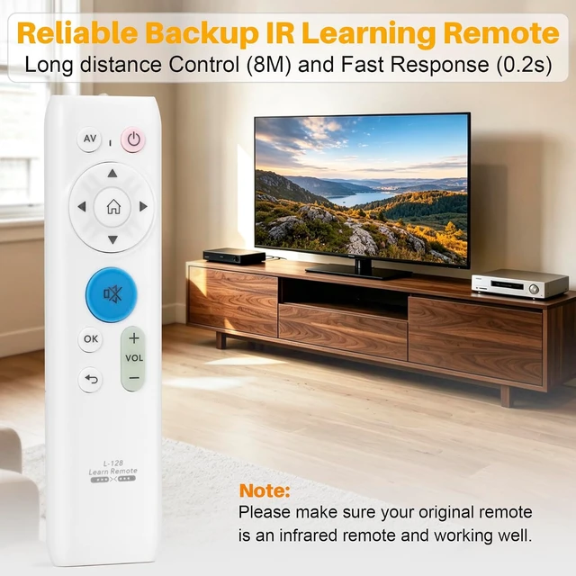 Alt view image 3 of 7 - Universal IR Learning Remote Control for All Infrared-Controlled Devices