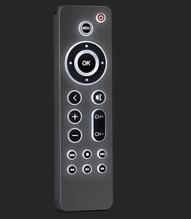 Main image of Backlit Universal Replacement Remote Control for Apple TV 4K/ Gen 1 2 3 4