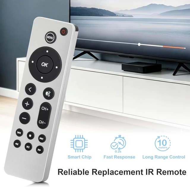 Alt view image 5 of 7 - Backlit Universal Replacement Remote Control for Apple TV 4K/ Gen 1 2 3 4