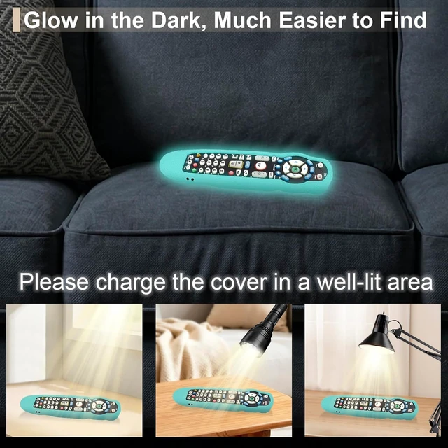 Alt view image 2 of 7 - Luminous Blue Cover for Verision Fios VZ P265v4 P265v5 RC1445302/00B Remote
