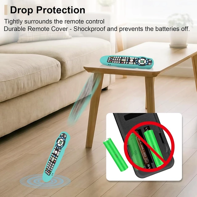 Alt view image 5 of 7 - Luminous Blue Cover for Verision Fios VZ P265v4 P265v5 RC1445302/00B Remote