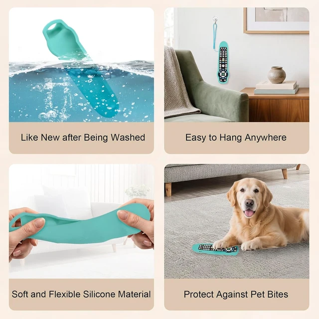 Alt view image 6 of 7 - Luminous Blue Cover for Verision Fios VZ P265v4 P265v5 RC1445302/00B Remote