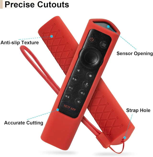 Alt view image 3 of 7 - Silicone Case for NVIDIA Shield TV Pro 4K HDR Streaming Media Player Remote