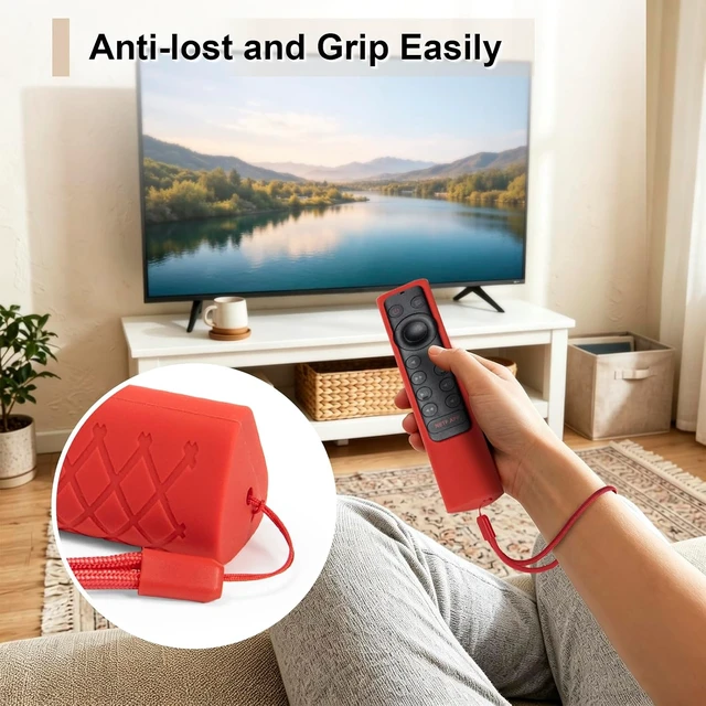 Alt view image 6 of 7 - Silicone Case for NVIDIA Shield TV Pro 4K HDR Streaming Media Player Remote