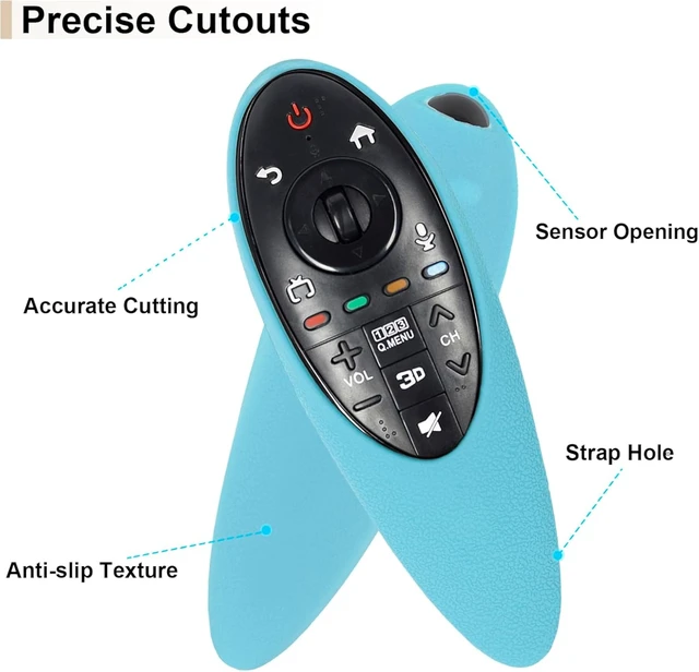 Alt view image 4 of 7 - Protective Silicone Remote Cover for LG AN-MR500G Magic Remote