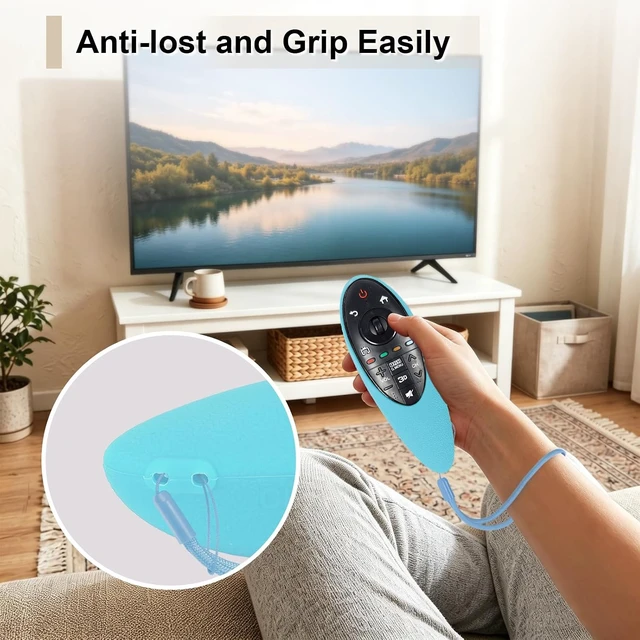 Alt view image 7 of 7 - Protective Silicone Remote Cover for LG AN-MR500G Magic Remote