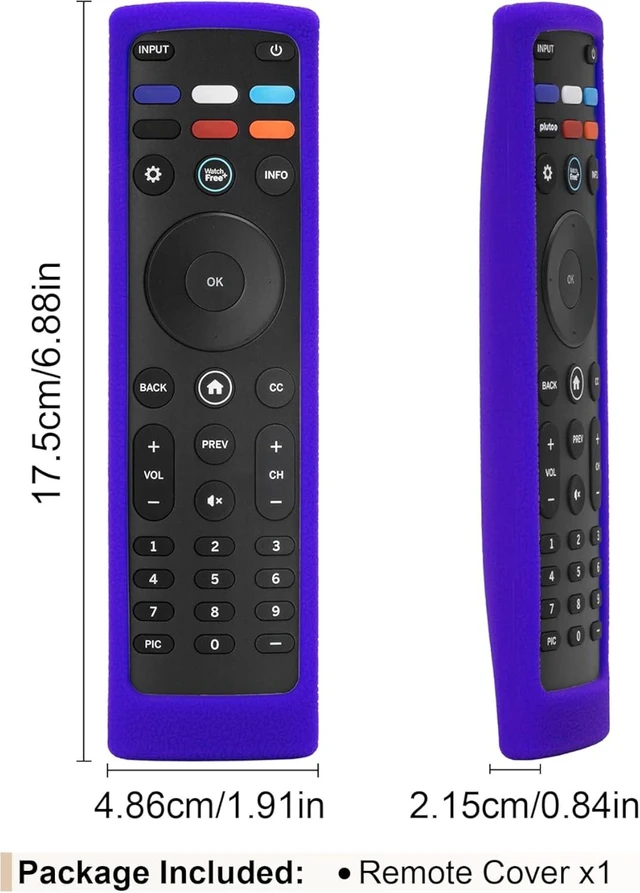 Alt view image 2 of 7 - Protective Silicone Case Cover for Vizio XRT140 Smart TV Remote Control