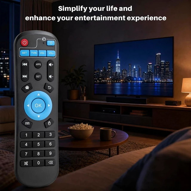 Alt view image 6 of 7 - Replacement Remote Control Compatible with Android Smart TV Box T95 Series