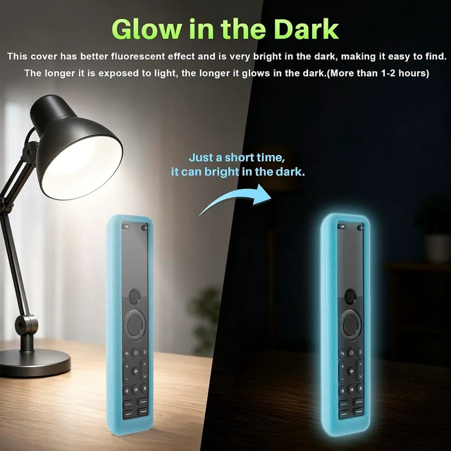 Alt view image 3 of 7 - Luminous Blue Silicone Case for SofaBaton X1S Universal Remote