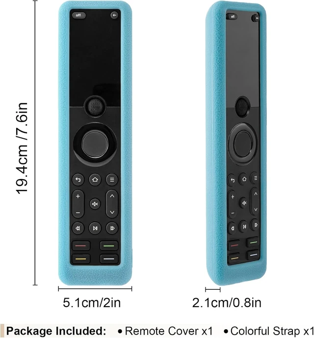 Alt view image 4 of 7 - Luminous Blue Silicone Case for SofaBaton X1S Universal Remote