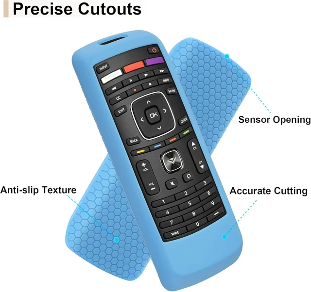 Alt view image 4 of 7 - Protective Silicone Case for Vizio XRT112 Remote Control