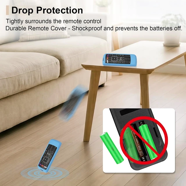 Alt view image 5 of 7 - Protective Silicone Case for Vizio XRT112 Remote Control