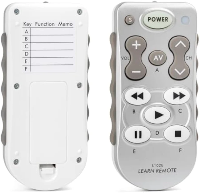 Alt view image 7 of 7 - Universal IR Learning Remote Control L102E with 11 Large Buttons