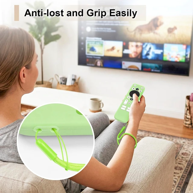 Alt view image 7 of 7 - 5 Pack Protective Silicone Cover for Onn TV 4K UHD Stick TV Box Remote