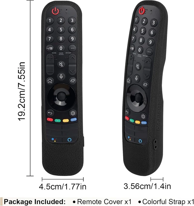 Alt view image 3 of 7 - Protective Silicone Case for LG MR24GA MR23GA MR22GN MR21GA Remote