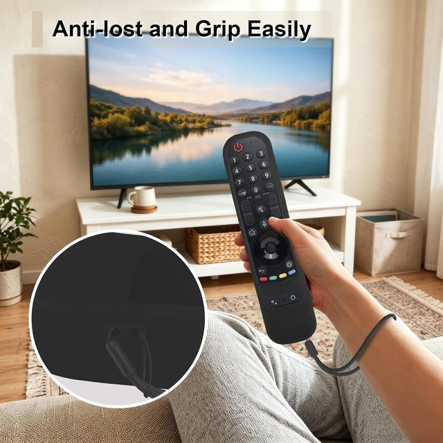 Alt view image 7 of 7 - Protective Silicone Case for LG MR24GA MR23GA MR22GN MR21GA Remote