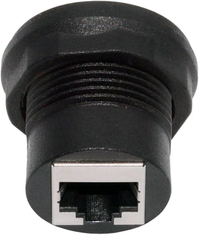 Main image of chenyang CAT5E RJ45 Coupler,RJ45 Female to Female Ethernet Extender for Waterproof Panel Mount