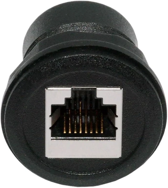 Alt view image 7 of 7 - chenyang CAT5E RJ45 Coupler,RJ45 Female to Female Ethernet Extender for Waterproof Panel Mount