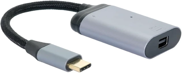 Alt view image 7 of 7 - chenyang USB C HUB,USB C to Mini Displayport/USB C Data/PD 65W Fast Charging 3 in 1 Multiport Adapter Support Display/Data/Charging Working at The Same time