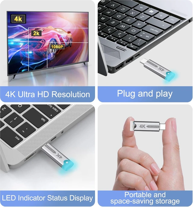 Alt view image 3 of 7 - XMSJSIY USB Type C Dummys Plug Display Emulator