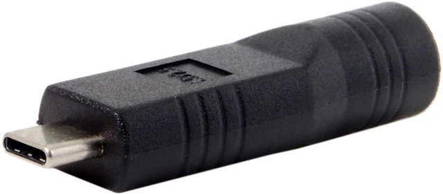 Alt view image 3 of 7 - cablecc DC Jack Input to USB-C Type-C Power Plug Charge Adapter for Laptop Phone (5.5 * 2.1mm)