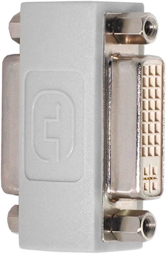 Main image of cablecc DVI 24+5 Female to DVI 24+5 Female Video Converter Adapter 180d Extender