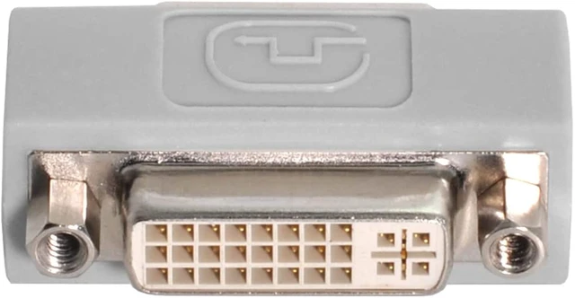 Alt view image 3 of 7 - cablecc DVI 24+5 Female to DVI 24+5 Female Video Converter Adapter 180d Extender