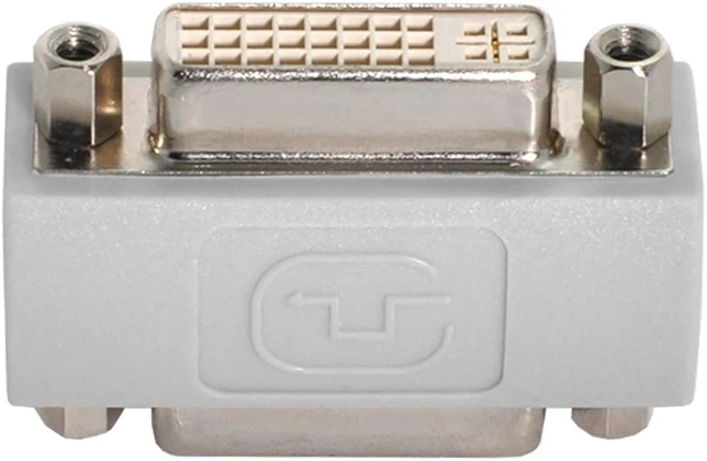 Alt view image 2 of 7 - cablecc DVI 24+5 Female to DVI 24+5 Female Video Converter Adapter 180d Extender