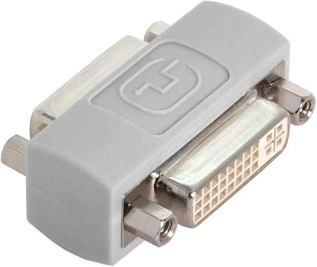 Alt view image 6 of 7 - cablecc DVI 24+5 Female to DVI 24+5 Female Video Converter Adapter 180d Extender