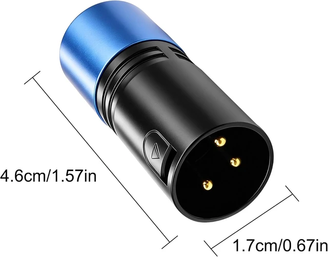 Alt view image 2 of 7 - XMSJSIY 3 Pin XLR DMX Terminator 120 Ohm XLR Male Signal Termination -2 PCS