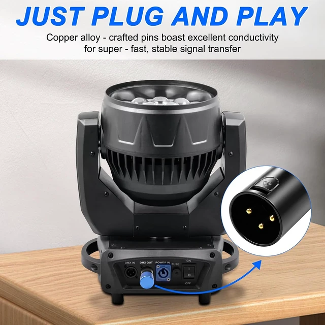 Alt view image 6 of 7 - XMSJSIY 3 Pin XLR DMX Terminator 120 Ohm XLR Male Signal Termination -2 PCS