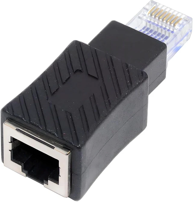 Main image of chenyang RJ45 Adapter,Cat5/Cat5e Gold Plated Ethernet Male to Female Extender Network Adapter