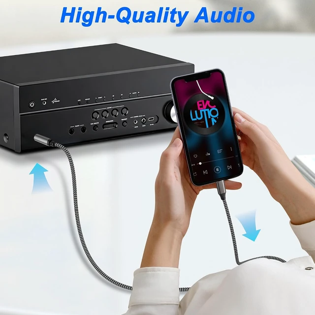 Alt view image 5 of 7 - XMSJSIY USB Type-C to 6.35mm TRS Stereo Audio Cable -2M/6.5FT