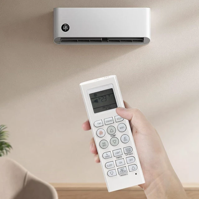 Alt view image 3 of 7 - Universal AC Remote Fit for LG Air Conditioner A/C Controller Most Models