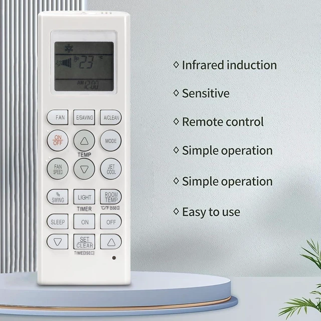 Alt view image 4 of 7 - Universal AC Remote Fit for LG Air Conditioner A/C Controller Most Models