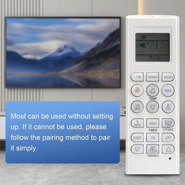 Alt view image 5 of 7 - Universal AC Remote Fit for LG Air Conditioner A/C Controller Most Models