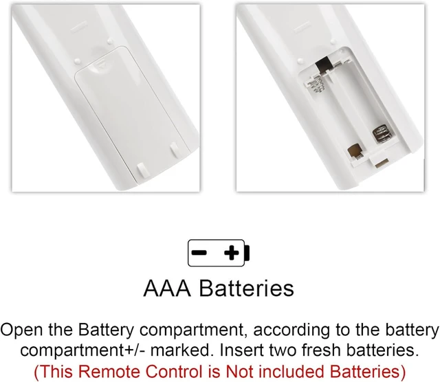 Alt view image 7 of 7 - Universal AC Remote Fit for LG Air Conditioner A/C Controller Most Models