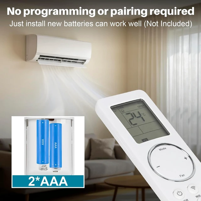 Alt view image 3 of 7 - New Replacement AC Remote Control for GREE TOSOT YBE1F Air Conditioner