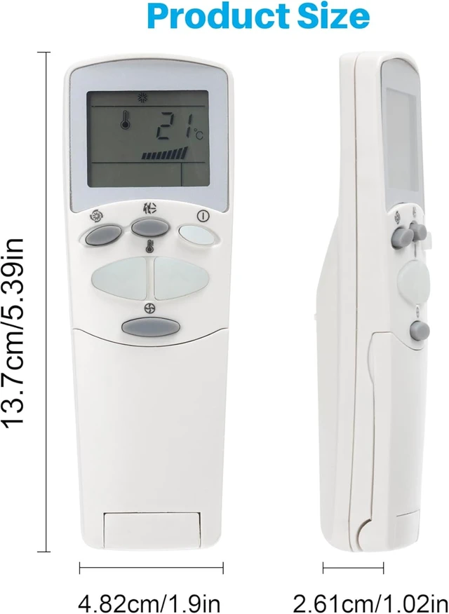 Alt view image 7 of 7 - Air Conditioner Remote Control Replacement for LG AC Air Conditioner