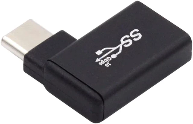 Main image of cablecc USB-C Type-C to USB 3.0 Female Right Angled 90 Degree OTG Adapter for Laptop Cell Phone