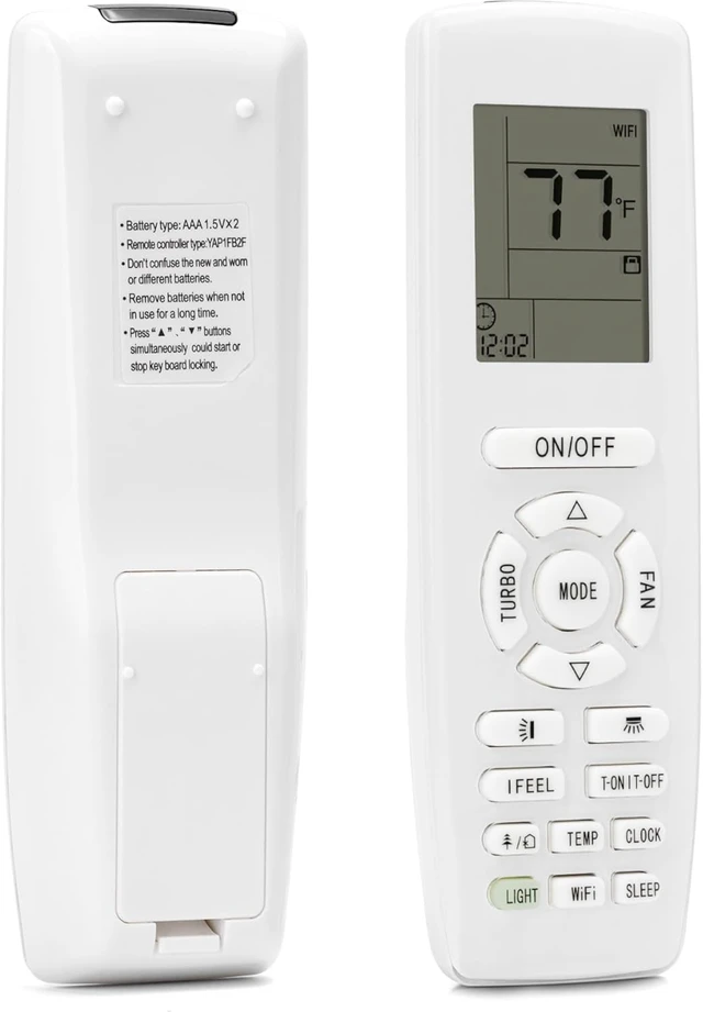 Main image of YAP1FB2F A/C Remote Control Replacement for Gree YAPOF1 Air Conditioner
