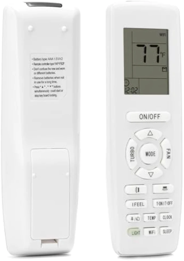Alt view image 7 of 7 - YAP1FB2F A/C Remote Control Replacement for Gree YAPOF1 Air Conditioner