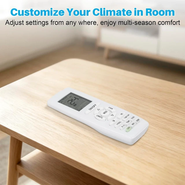 Alt view image 5 of 7 - YAP1FB2F A/C Remote Control Replacement for Gree YAPOF1 Air Conditioner