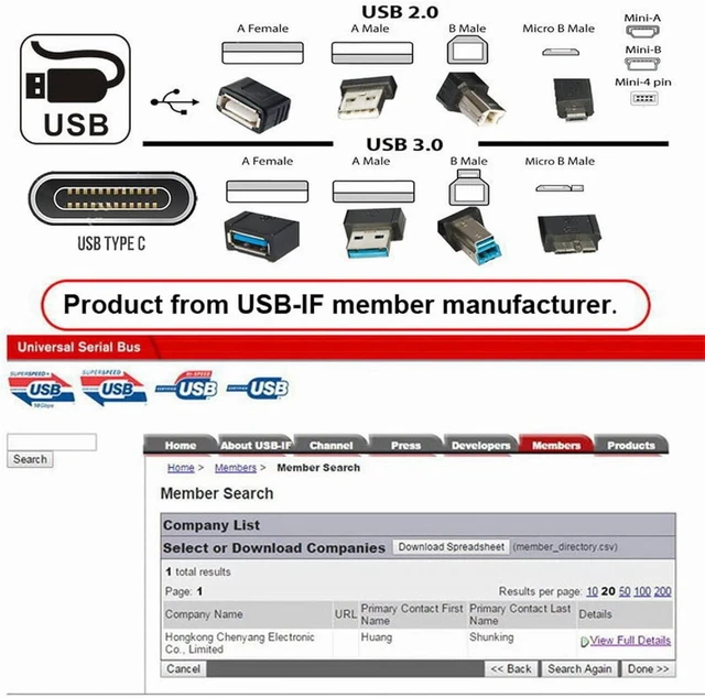 Alt view image 4 of 7 - cablecc USB-C Type-C to USB 3.0 Female Right Angled 90 Degree OTG Adapter for Laptop Cell Phone