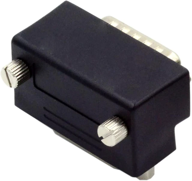 Alt view image 6 of 7 - cablecc 90 Degree Up Angled DSUB D-subminiature 15pin Male to Female Extension Adapter DB Connector