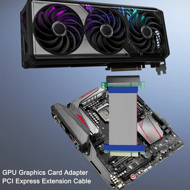 Alt view image 6 of 7 - XMSJSIY PCI-E Express 8X Male to Female Riser Adapter Extension Cable
