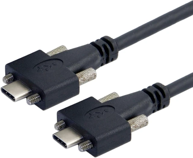 Main image of chenyang Type-C USB 3.1 USB-C Male to Male Type-C USB 3.1 USB-C with M2 Screws Locking Panel Mount Type 10Gbps Data Cable 3.0M