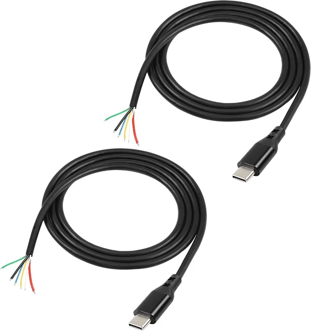 Main image of XMSJSIY USB Type C PD Pigtail Cable Charge Bare Wire Data Transmission