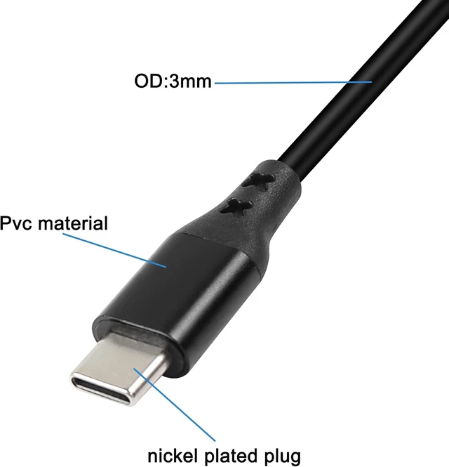 Alt view image 4 of 7 - XMSJSIY USB Type C PD Pigtail Cable Charge Bare Wire Data Transmission